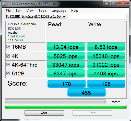  EZLINK Seraphim MLC 120GB