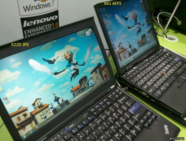 X220 VS X61 廣視角面板對決 + X220 效能測試