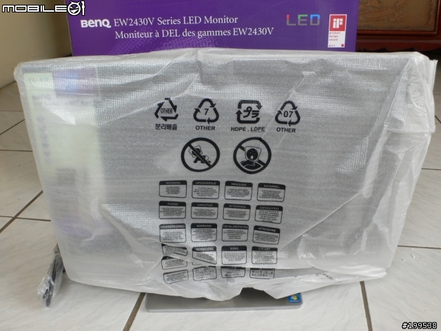 【開箱文】 BenQ EW2430V 快速開箱