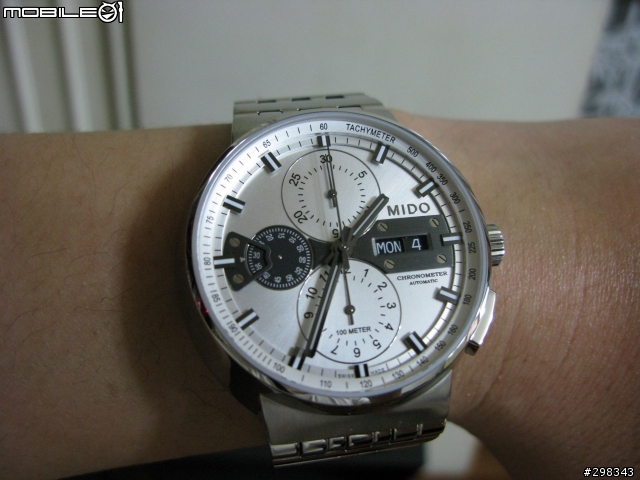 簡單的開箱文~天文認證 MIDO  All Dial天文台認證羅馬競技場計時機械錶-44mm