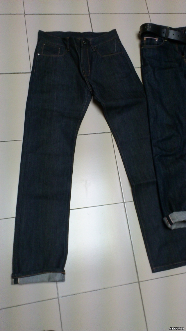 [拆袋文] UNDEFEATED UNDFTD indigo denim 原色褲