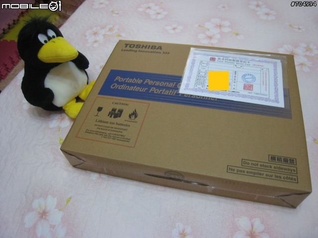 TOSHIBA L750 白 開箱!!
