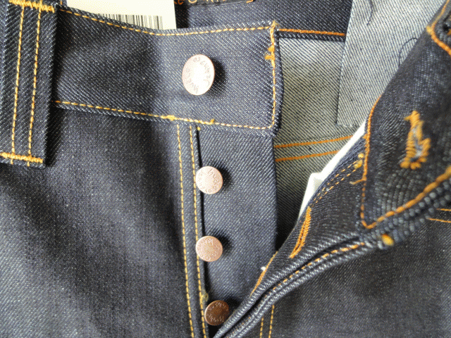 【開箱】Nudie Grim Tim Dry Dirty Organic jeans(瑞典原色牛)