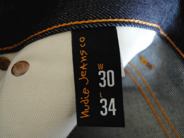 【開箱】Nudie Grim Tim Dry Dirty Organic jeans(瑞典原色牛)