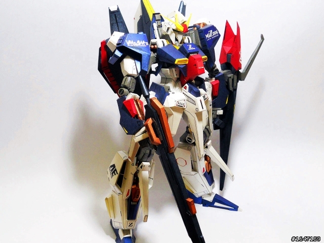 韓國rarra版藤田Z紙模型 MSZ-006 Hyper Zeta
