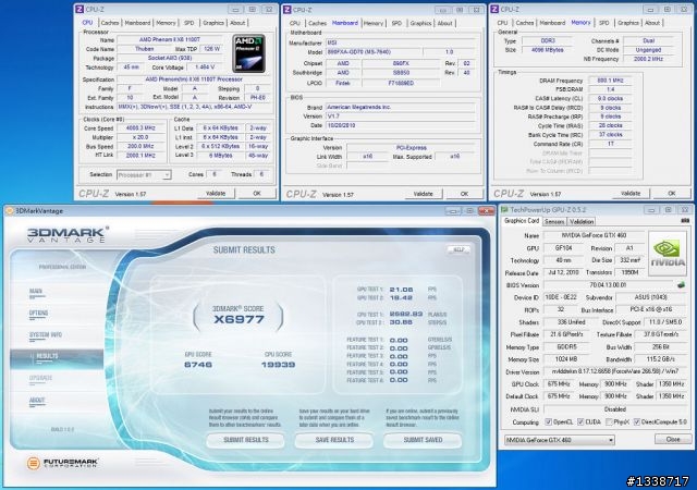 [跳水卡開箱] 華碩ENGTX460 DirectCU-2DI-1GD5遇上HD6850