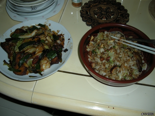 回鍋肉及家常炒飯
