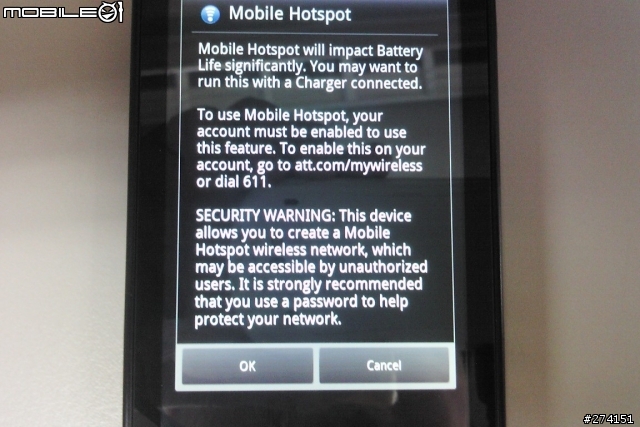 [教學] Atrix 簡單開啟 WiFi Hotspot 功能 (非 at&t 服務)