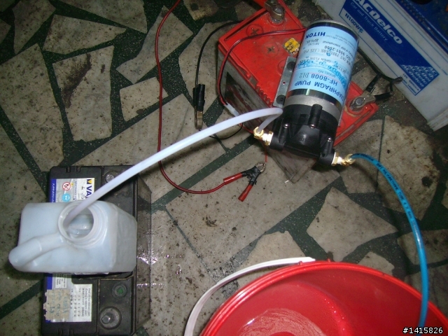自己DIY製作的水噴射 酒精噴射