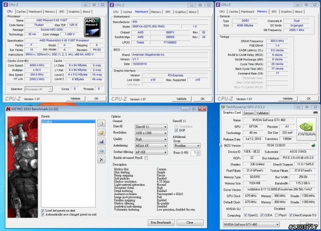 [跳水卡開箱] 華碩ENGTX460 DirectCU-2DI-1GD5遇上HD6850