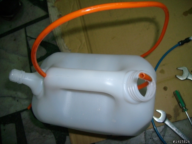 自己DIY製作的水噴射 酒精噴射