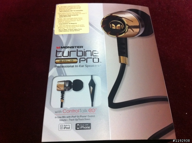 Monster Turbine Pro Gold 新版開箱文