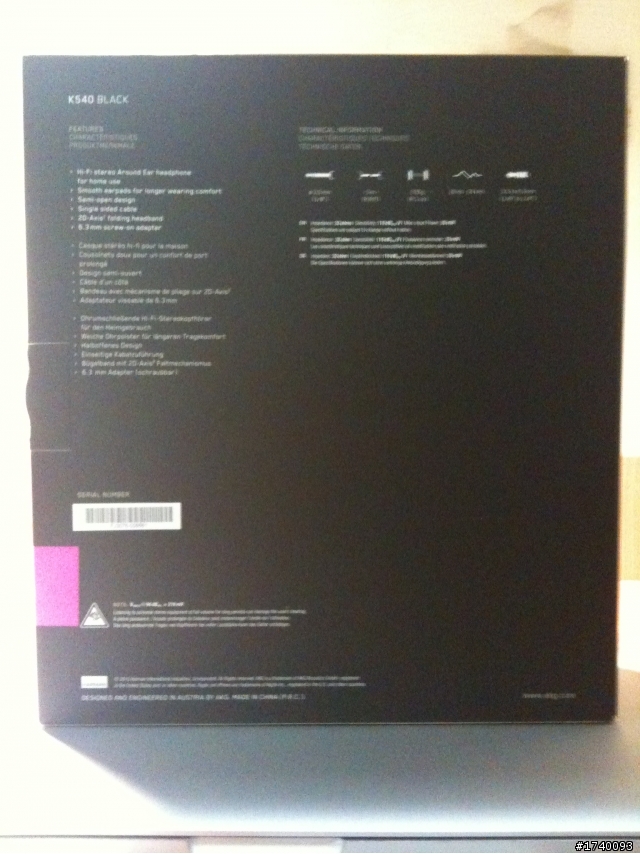 [開箱]AKG K540