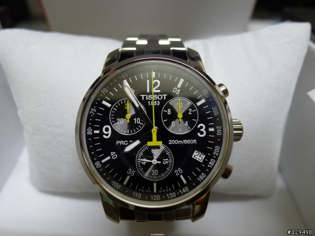 [開箱]Tissot Prc200石英計時鋼帶表