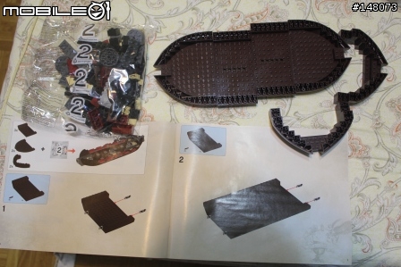 [開箱] LEGO Pirates of the Caribbean-4195 Queen Anne's Revenge