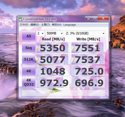 CB17換上Intel 320 160GB SSD+3星16G ramdisk測試數據