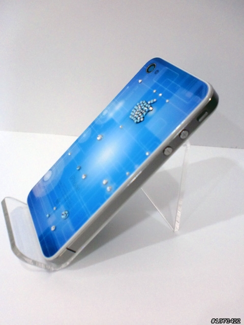 白色iphone4~彩繪包膜整個大變身囉!!
