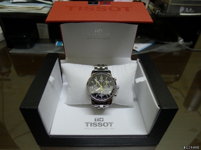 [開箱]Tissot Prc200石英計時鋼帶表