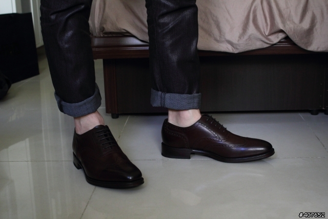 [開箱] 優雅的英國雕花皮鞋 Loake - Buckingham Dark Brown