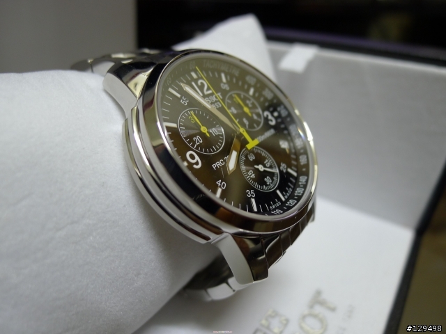 [開箱]Tissot Prc200石英計時鋼帶表