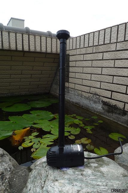 不須繳電費的魚池造景馬達