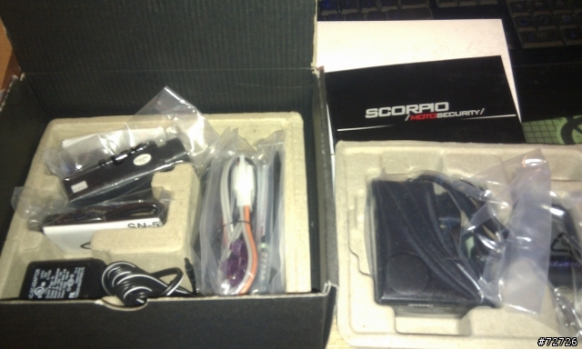 我衝了 scorpio i900 RFID機車防盜器.....簡易開箱