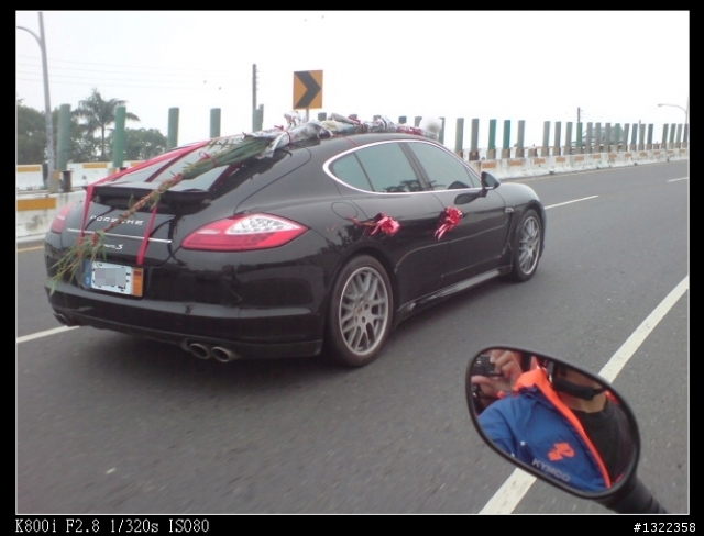 巧遇 PORSCHE Panamera s 結婚禮車