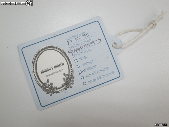【分享】生日驚喜--momo’s march 手工飾品開箱分享