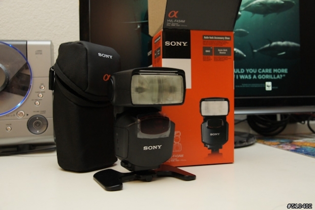 Sony HVL-F43AM 簡單開箱 (+F56AM)