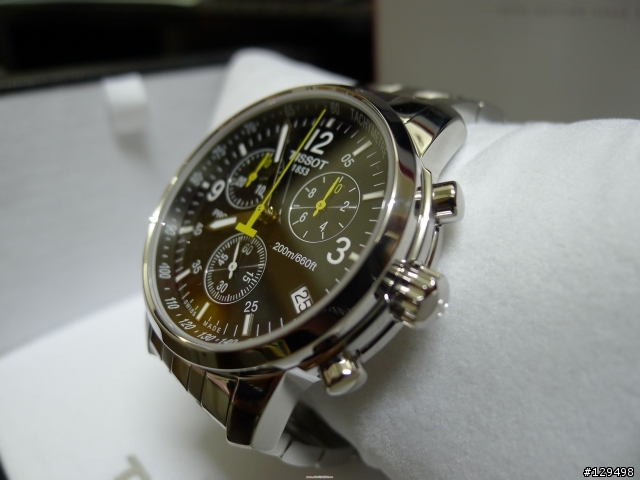 [開箱]Tissot Prc200石英計時鋼帶表
