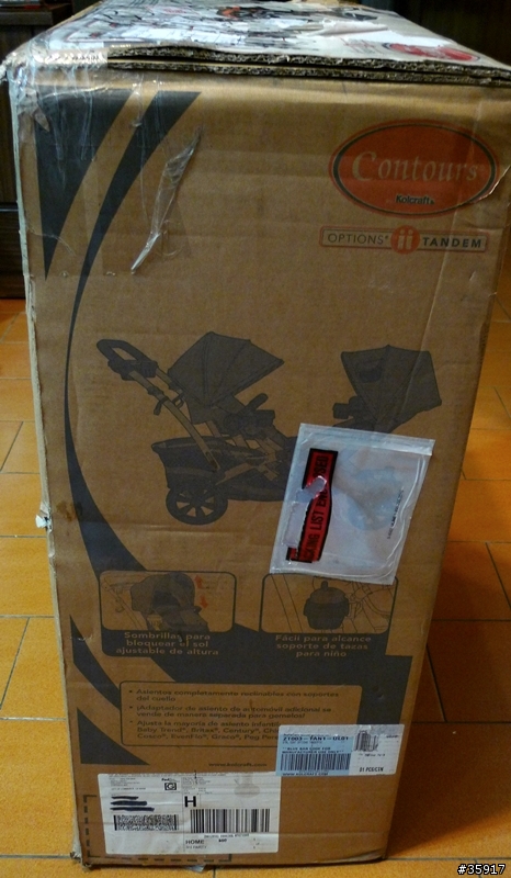 [開箱] Kolcraft Contours Options Tandem II Plus 縱列式雙人座多向推車
