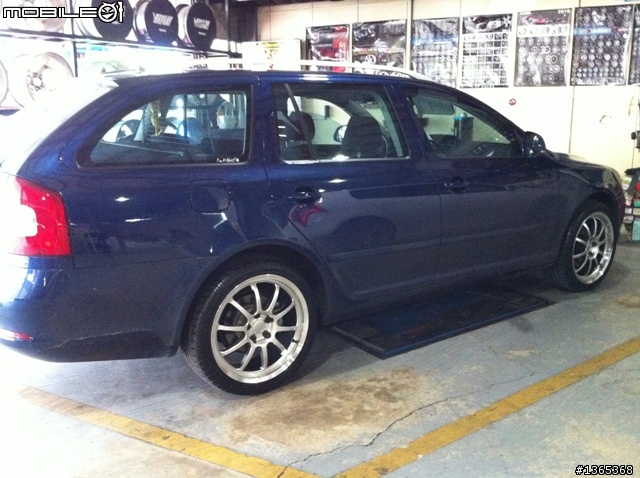 Skoda Octavia改裝避震器&輪框,輪胎 stage 1 !!!!