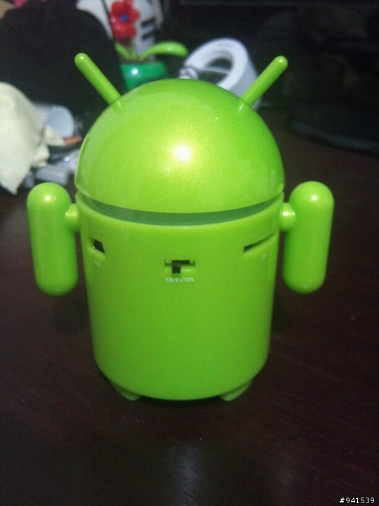 Android小綠人 是個小喇叭勒~