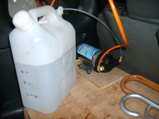 自己DIY製作的水噴射 酒精噴射