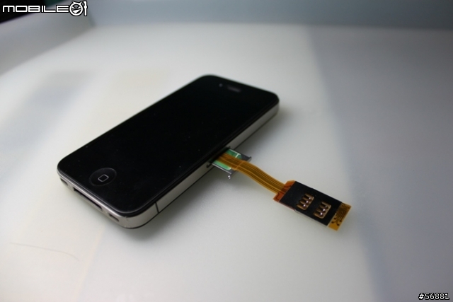 【分享】想要將iPhone4變成一機雙卡切換嗎??現在有出雙卡模組囉!!