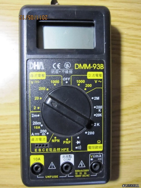 [電子液晶三用電錶排線]剝落了有方法能夠黏回去嗎?