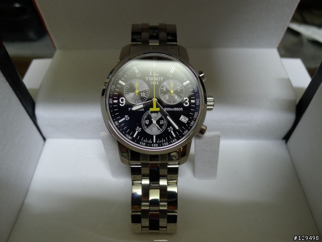 [開箱]Tissot Prc200石英計時鋼帶表