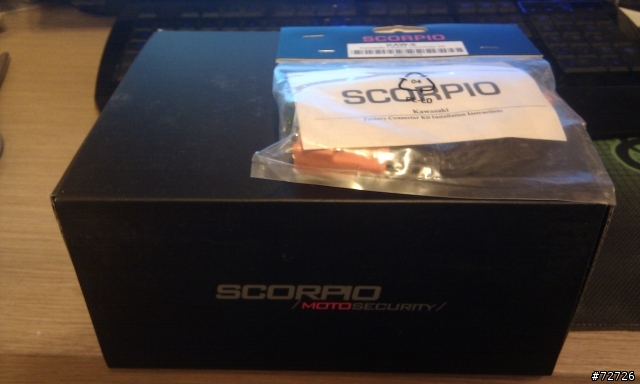 我衝了 scorpio i900 RFID機車防盜器.....簡易開箱