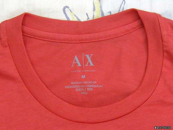 [開箱] Armani Exchange 網路限定款T-shirt (已補實穿圖)