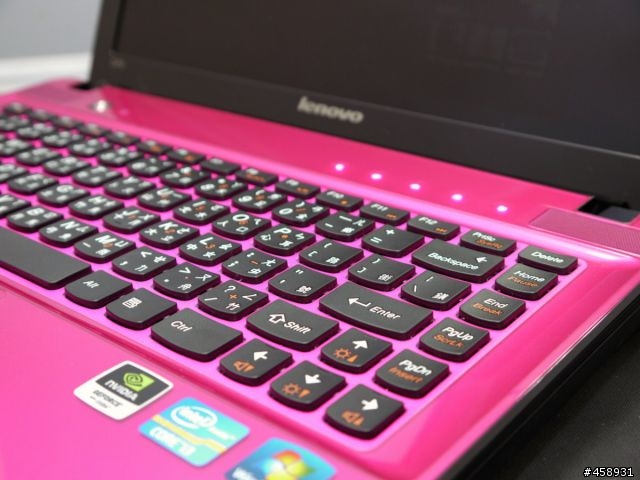 ~~~#@ 平價時尚 X  Lenovo Z370 桃紅  X 影音開箱 @#~~~