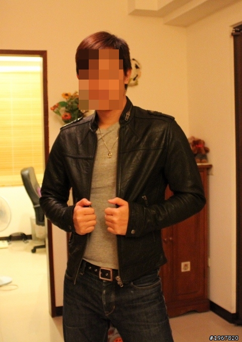 Hollister 皮衣開箱+實穿照