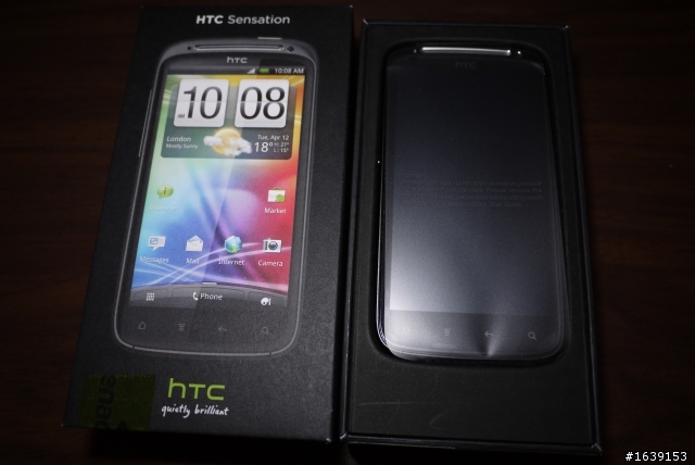 HTC Sensation台灣上市版不專業開箱(新增網頁瀏覽測試影片)