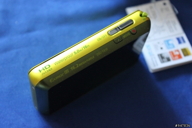 Sony DSC-TX10 防水相機黃色分享