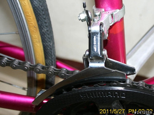 26吋賣場通勤車,改成700C仿鋼管公路車