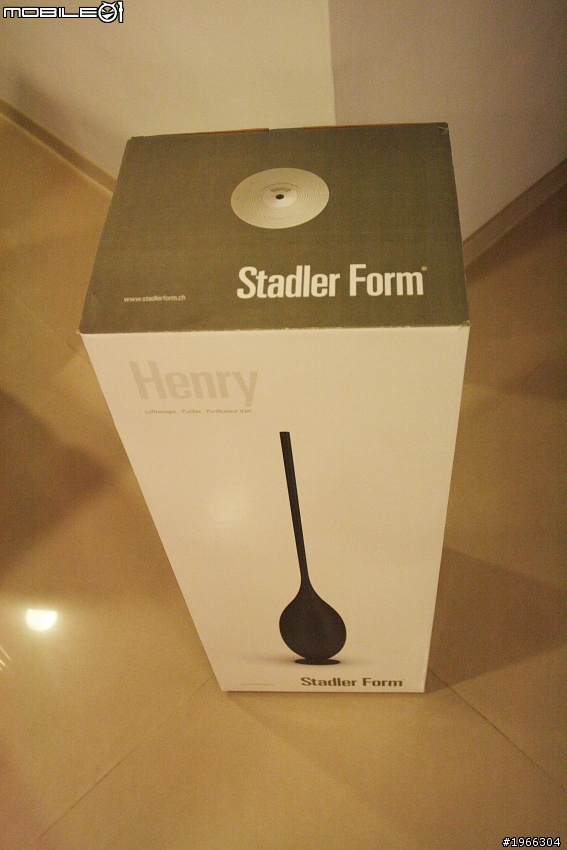 【開箱】Stadler Form Henry 空氣清淨機