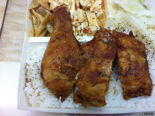 正忠排骨飯之 雞腿飯開箱文