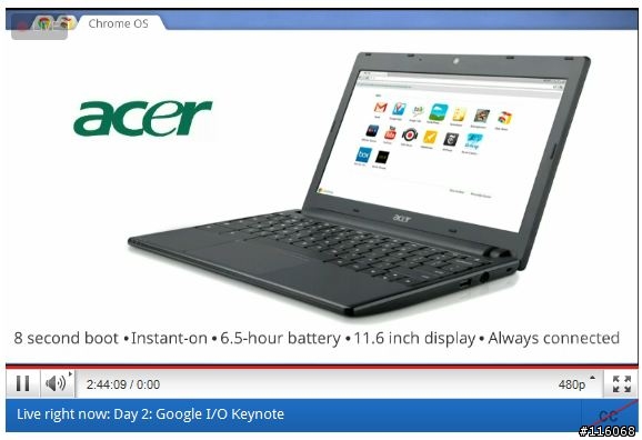 [Chrome筆電]Google I/O 第二天重點整理