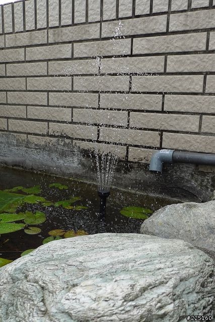 不須繳電費的魚池造景馬達