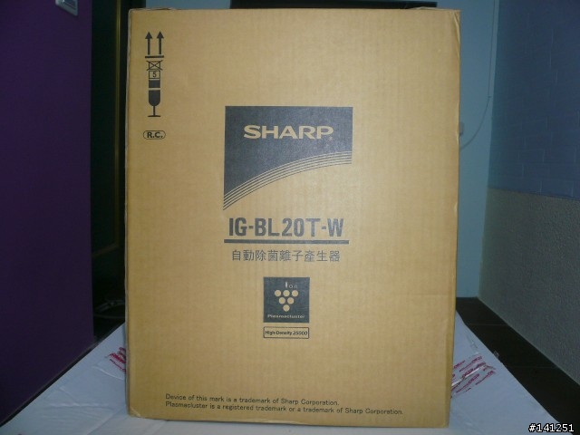 【簡易開箱】SHARP高濃度自動離子產生器IG-BL20T