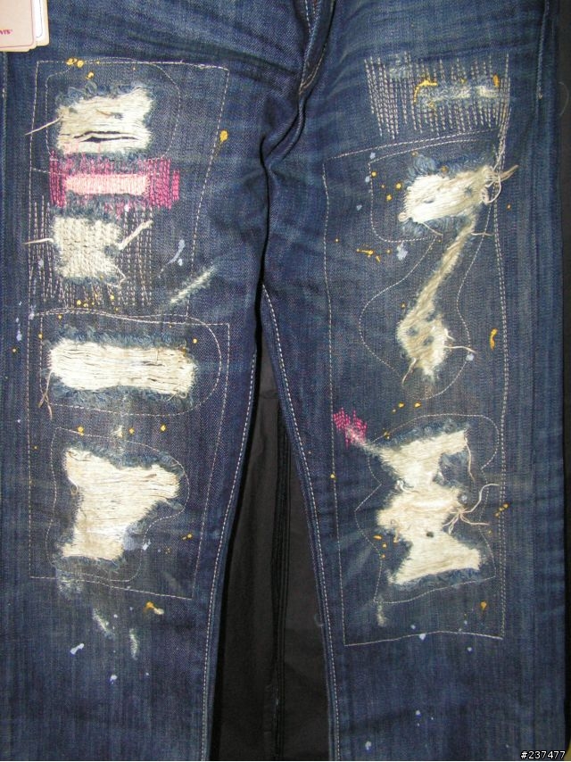 無緣的日版Levis LH505-0012 潑漆破壞牛